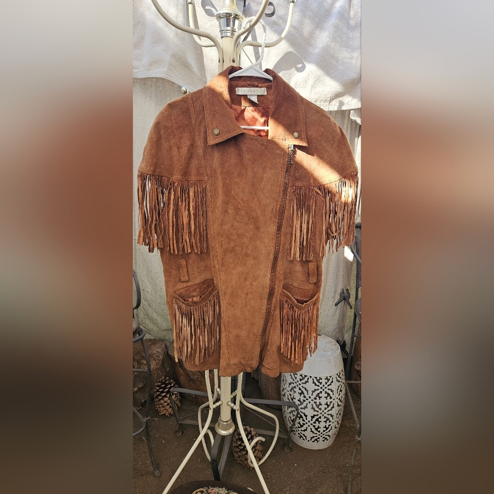 Mens Leather Jacket Size Small